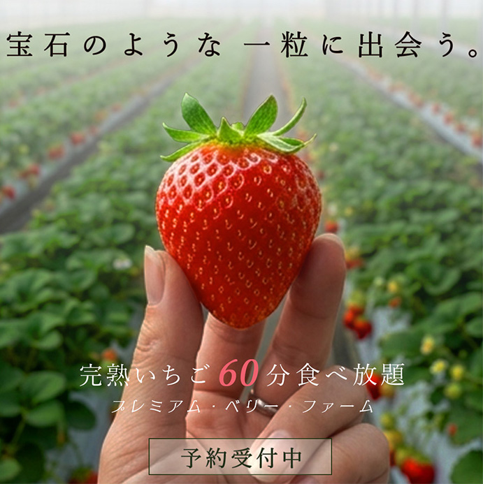 いちご食べ放題のバナー画像